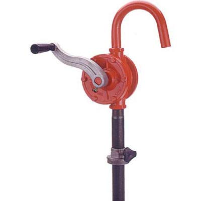 Liquidynamics MA-5R Cast Iron Rotary Hand Drum Pump - Heavy Duty Manual Transfer Pump for Oil, Water & Chemicals - Perfect for Industrial, Agricultural & DIY Use