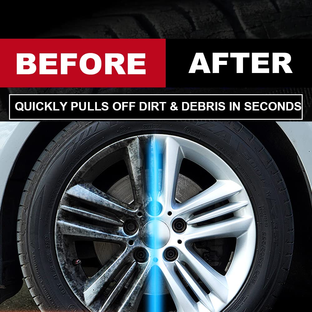 Air Jungles Car Wheel & Tire Cleaner 16.9 Fl Oz (2-Pack) - Acid-Free Brake Buster Wheel Cleaner for Aluminum & Chrome Rims - Safe for All Wheel Finishes - Perfect for Car Detailing, Auto Shops & DIY Cleaning