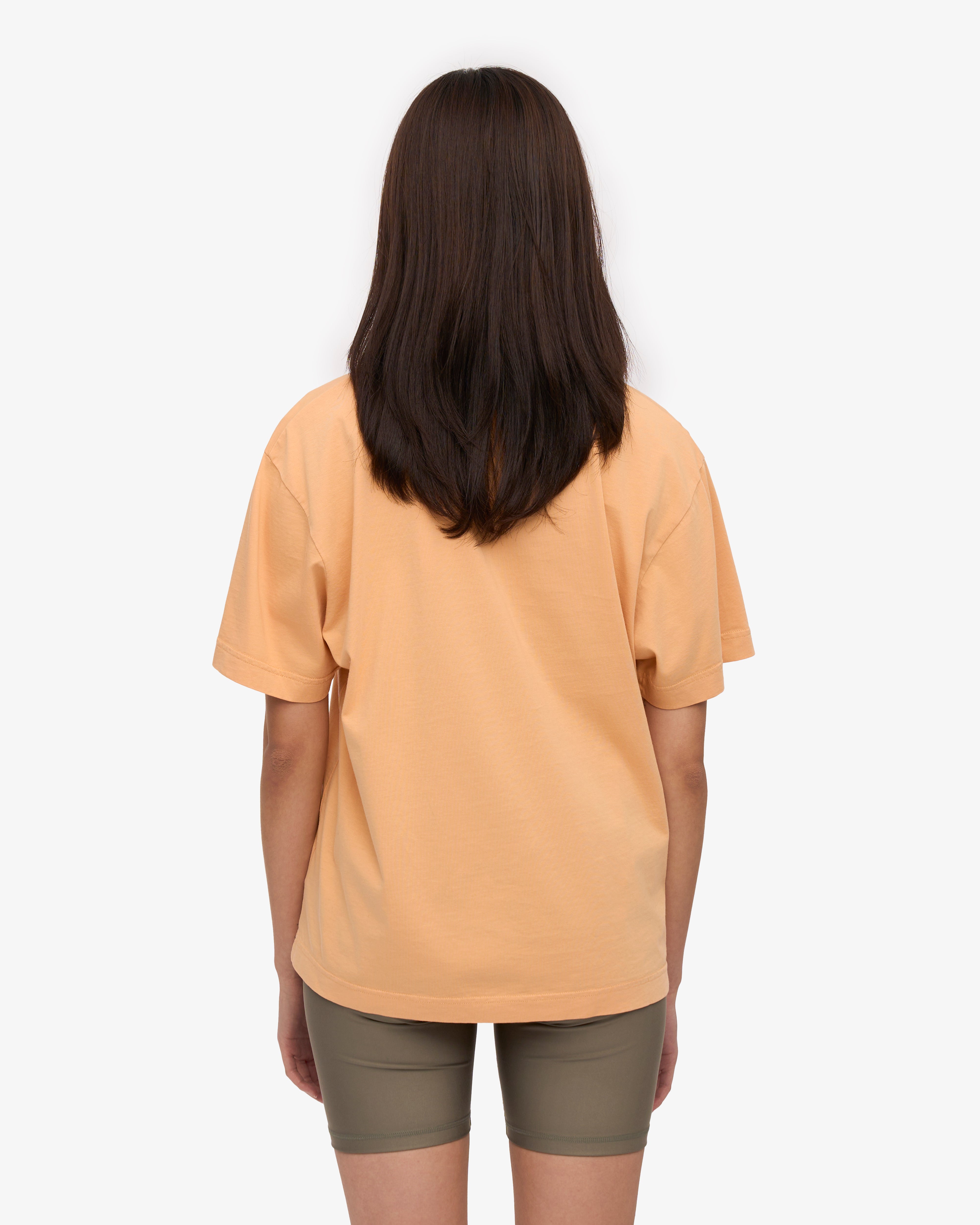 Organic Oversized T-Shirt for Women - Soft & Comfortable Sandstone Orange Cotton Tee - Perfect for Casual Wear, Loungewear & Everyday Outfits