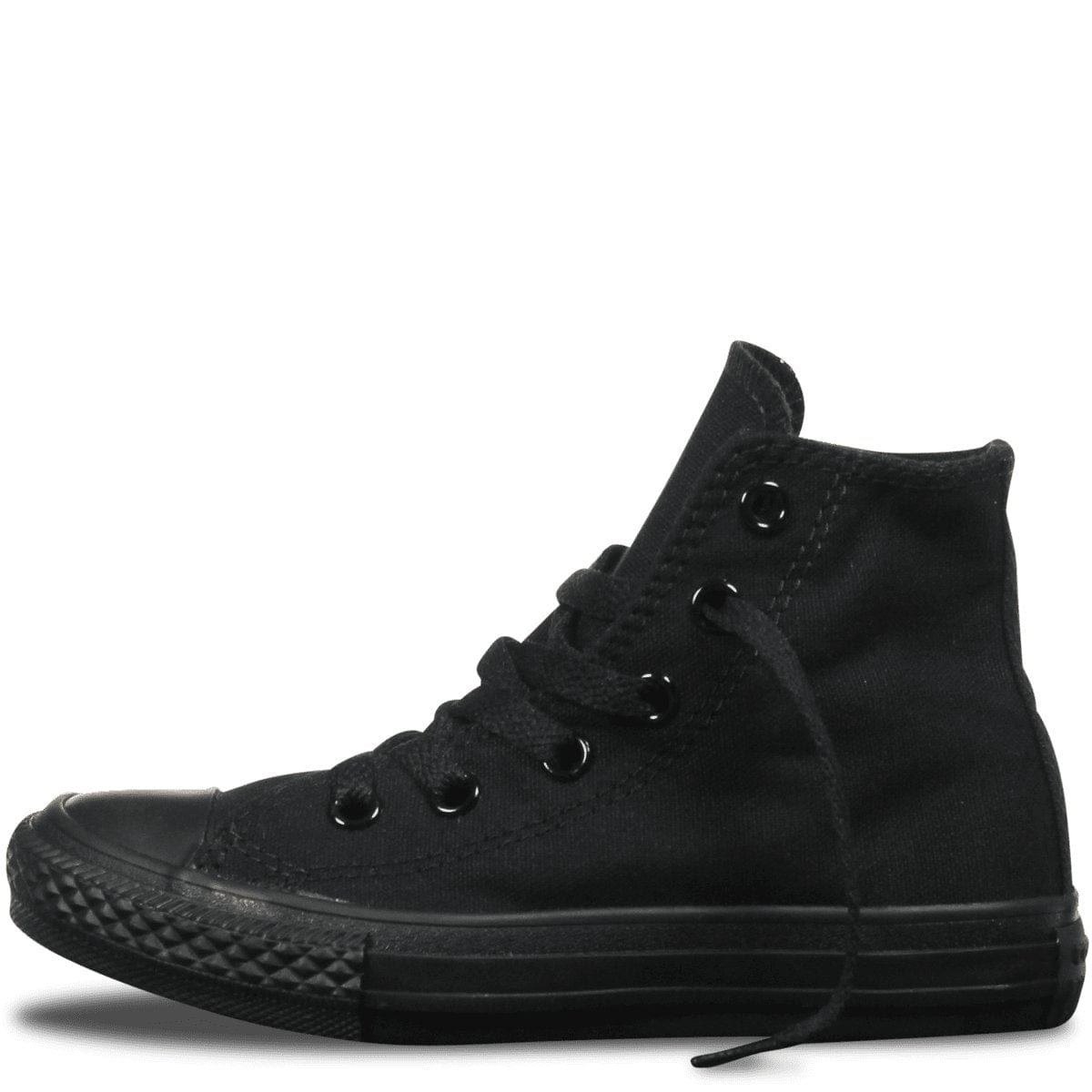Converse Kids All Star High Top Triple Black Sneakers - Stylish & Comfortable Shoes for Boys & Girls - Perfect for School, Play & Everyday Wear