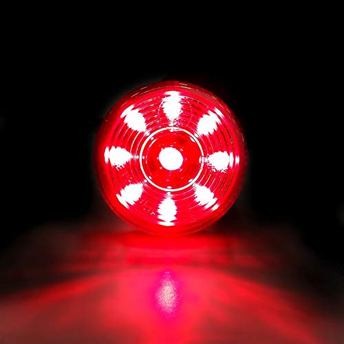 Kaper II 1A-S-55R Red LED Marker Light & Clearance Light - Heavy Duty Truck Trailer Safety Lights for Night Driving & Vehicle Visibility