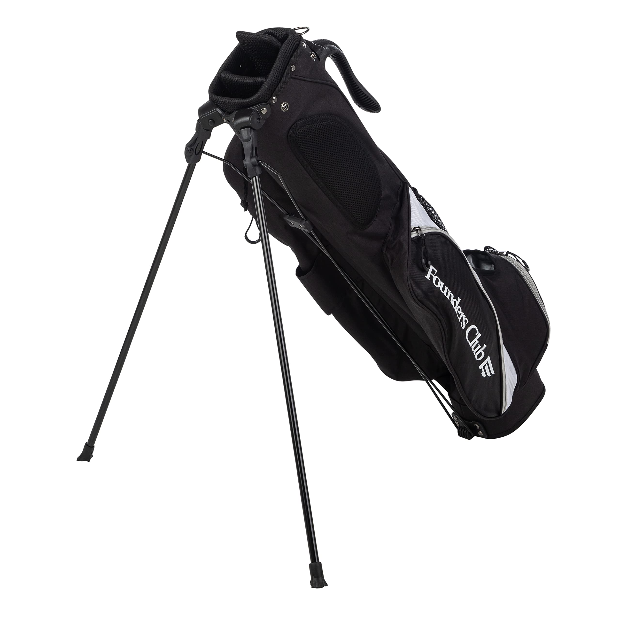 Founders Club Lightweight Sunday Golf Bag with Dual Strap & Stand - Easy Carry for Pitch & Putt, Driving Range & Par 3 Courses | Perfect for Casual Golfers & Practice Sessions