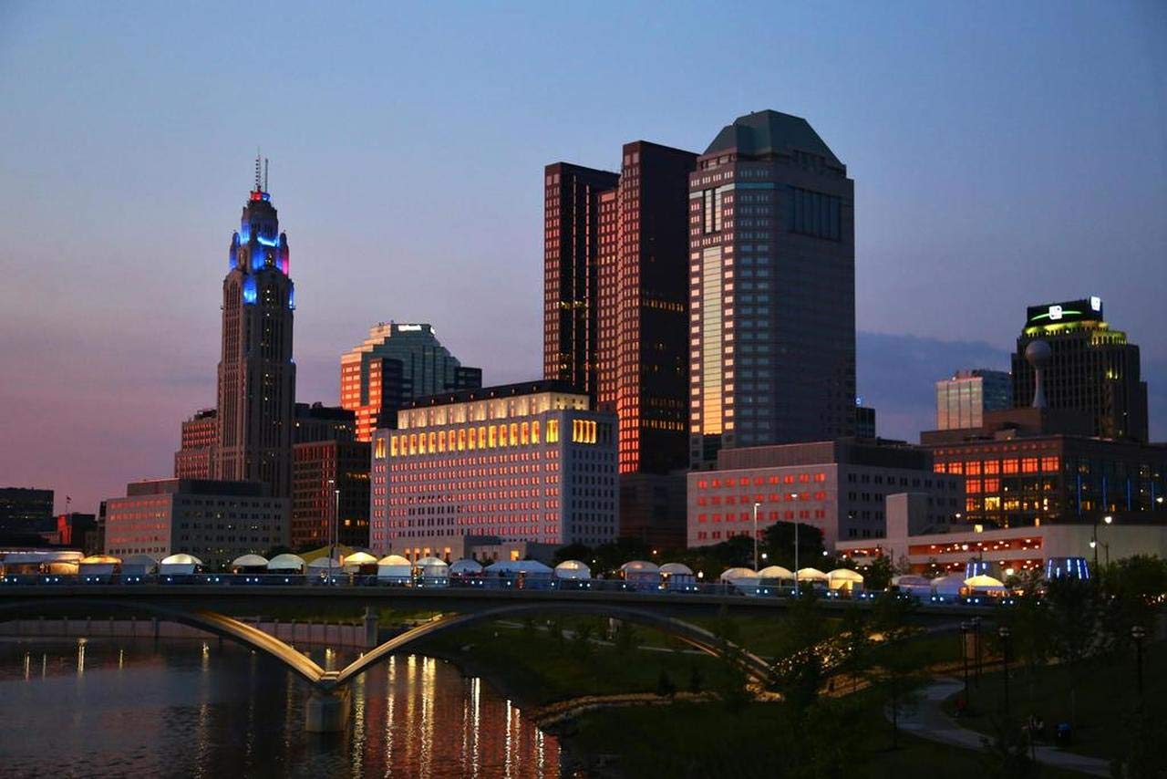 Funny 1000-Piece Columbus Ohio Skyline Puzzle - Family Game Night