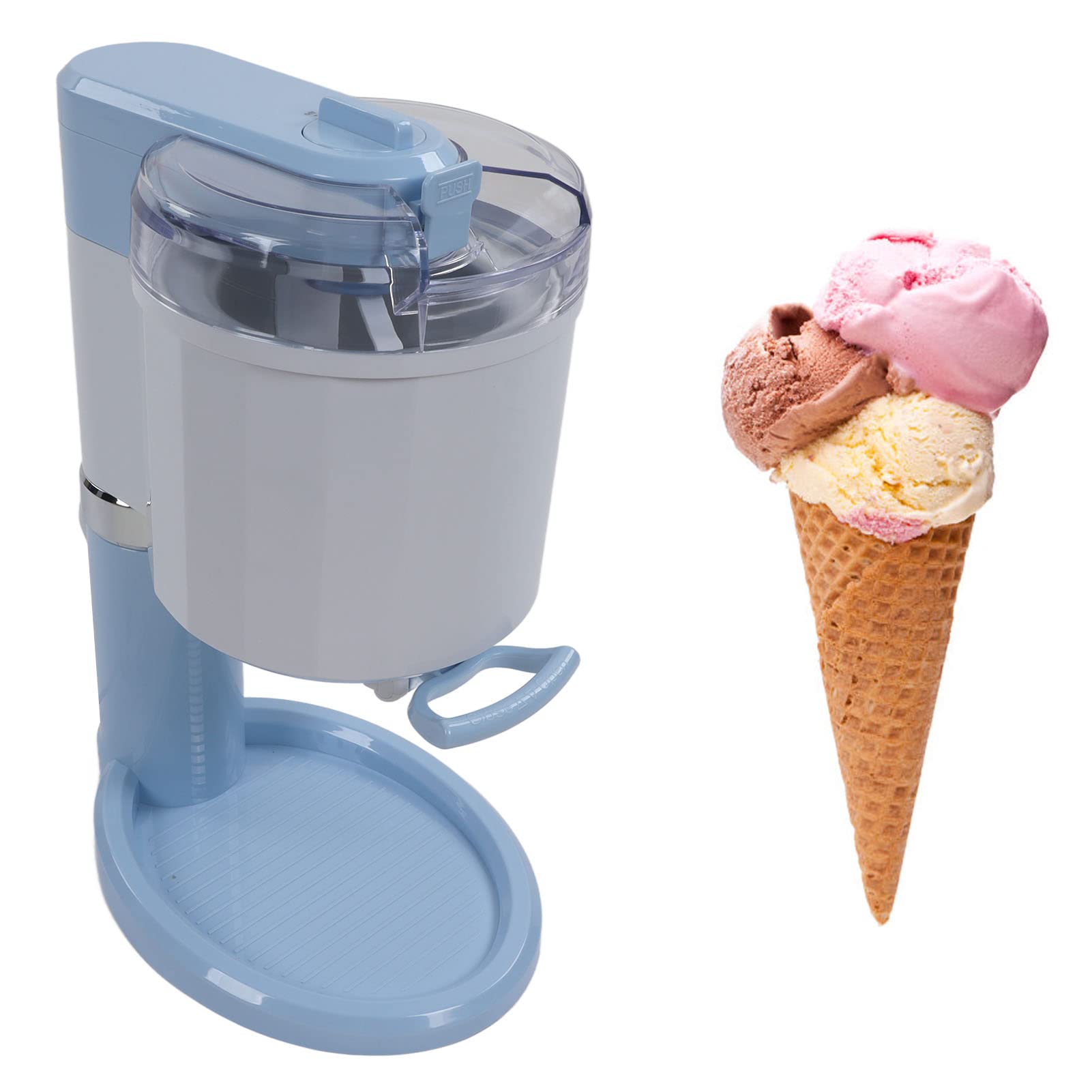 Best 1000ml Automatic Ice Cream Maker for Home - Multifunctional Desktop Frozen Dessert Machine | Perfect for Parties, Family Gatherings & DIY Treats