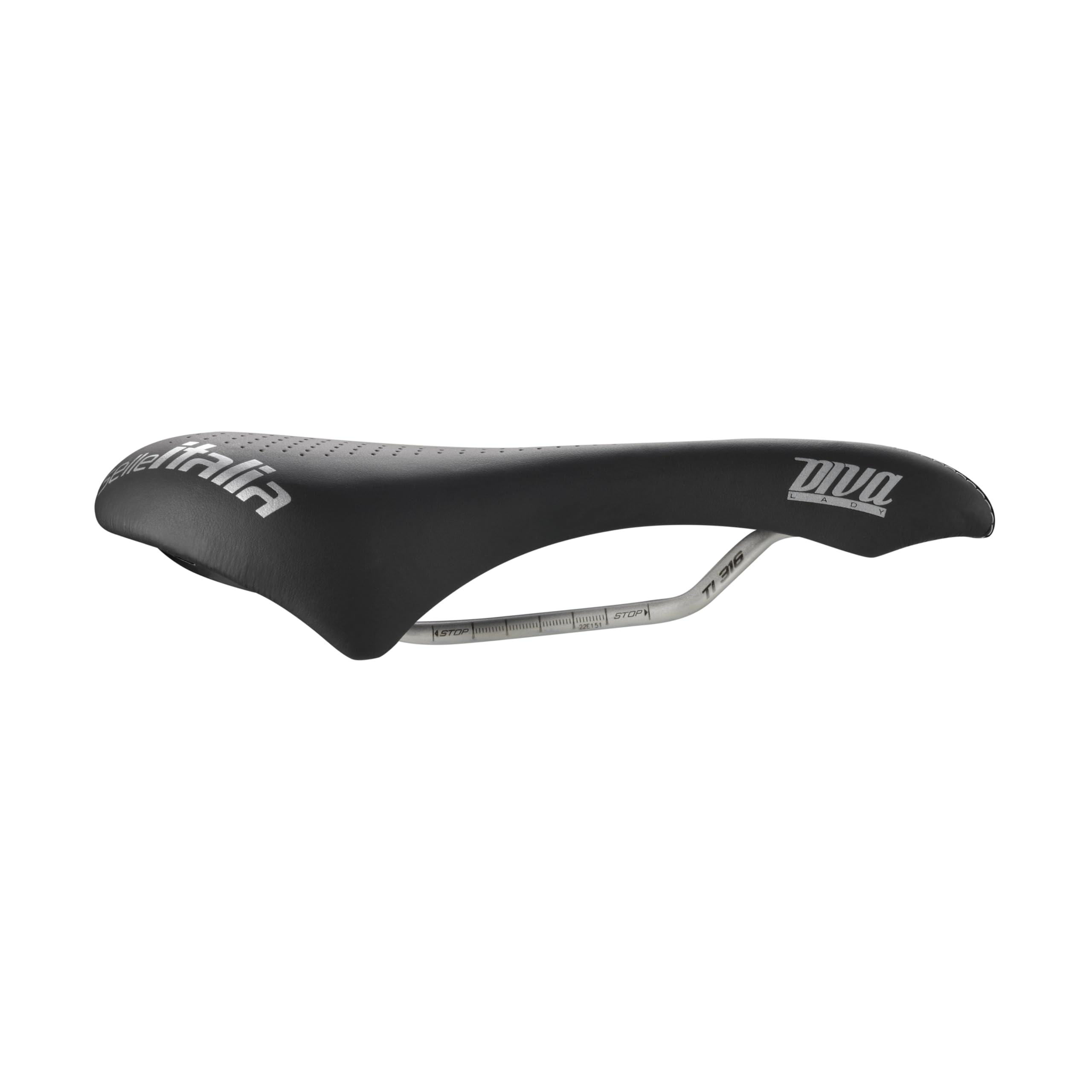 Selle Italia Diva Gel Bike Saddle - Premium Comfort Cycling Seat for Women, Shock Absorption & Pressure Relief - Perfect for Road Bikes, Mountain Bikes & Indoor Cycling