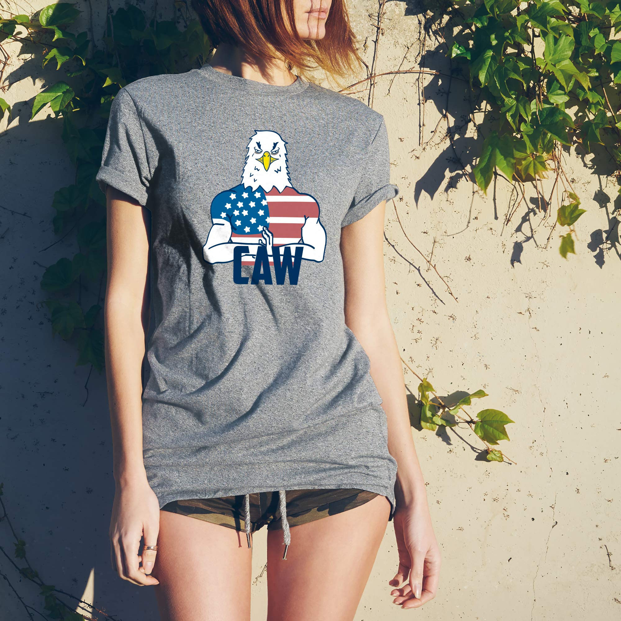 Patriotic Bald Eagle 4th of July T-Shirt - American Flag Pride Graphic Tee for Men & Women - Perfect for Independence Day Celebrations & BBQ Parties
