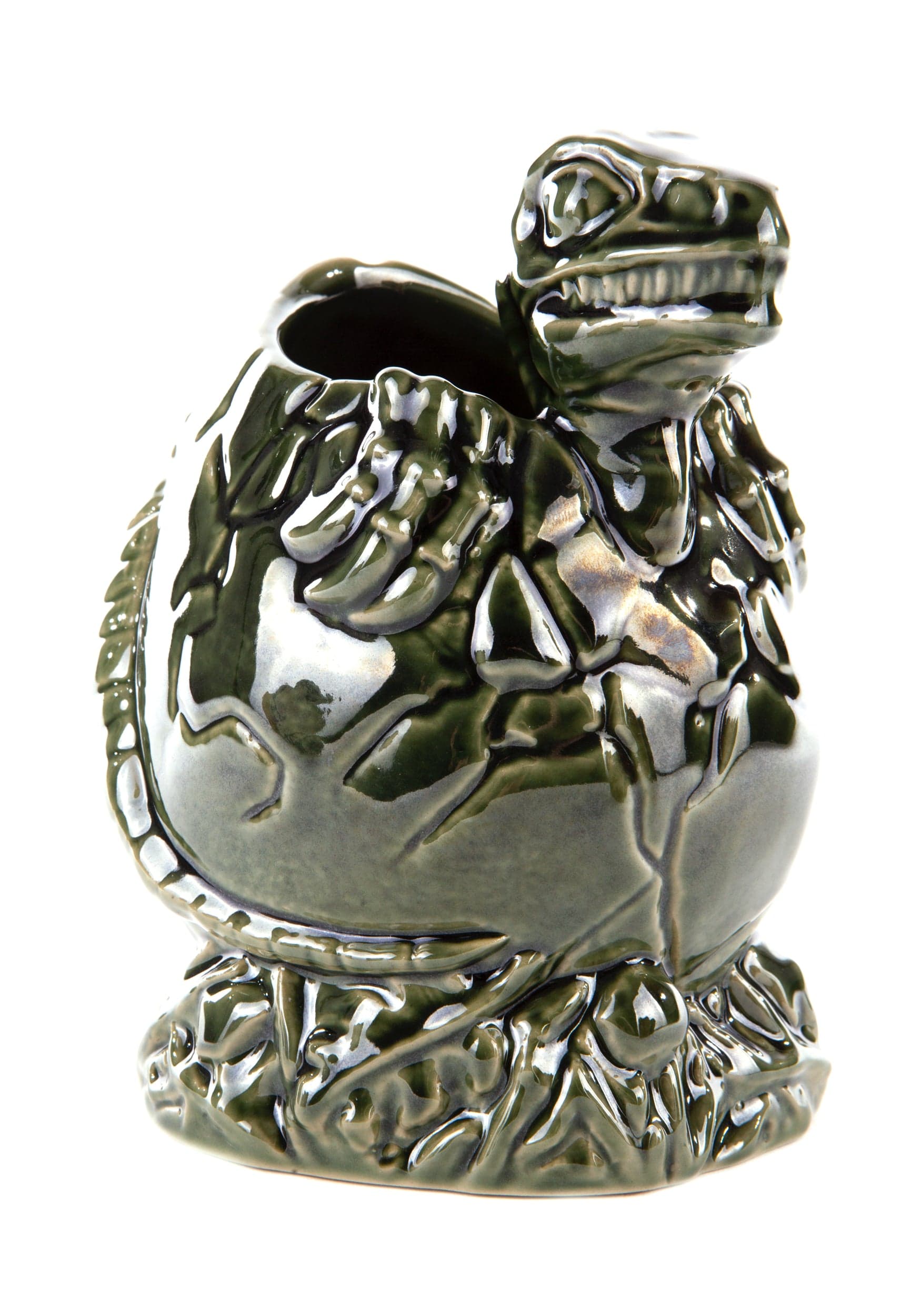 Jurassic Park Baby Raptor Tiki Mug - Isla Nublar Collectible Ceramic Cup for Coffee, Tea & Cocktails - Perfect for Movie Nights & Dinosaur-Themed Parties