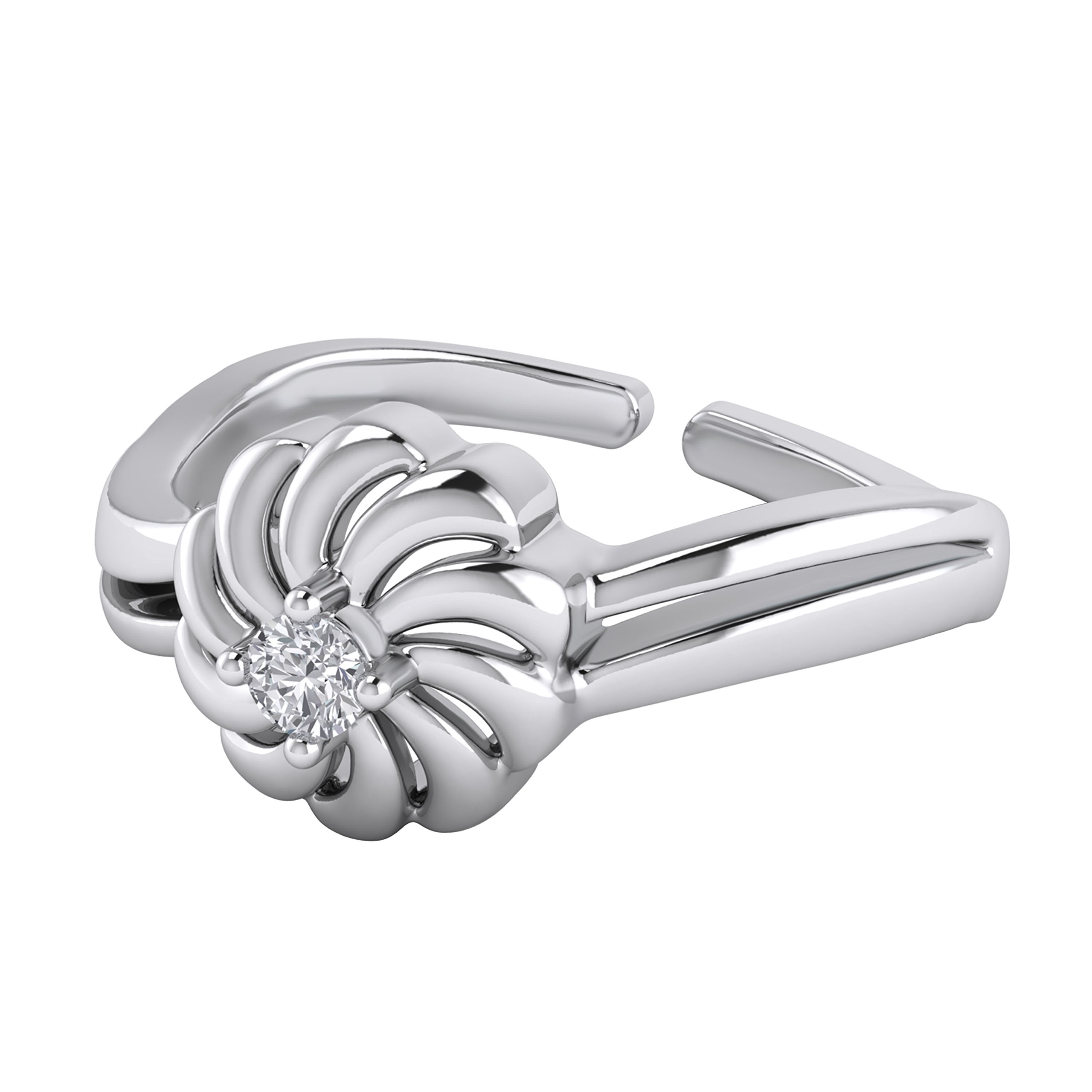 Sterling Silver Toe Rings for Women - Floral, Cluster, Butterfly, Halo, Leaf, Yin Yang & Heart Designs | Elegant Foot Jewelry for Beach, Summer & Boho Fashion