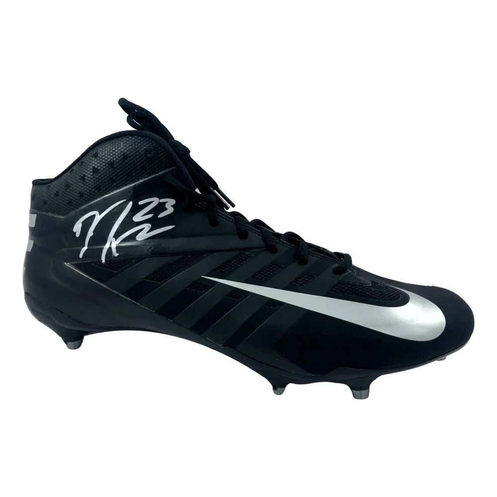 Damarious Randall Autographed Football Cleat - Seahawks & Packers Player Signed Shoe with JSA COA - Perfect for NFL Memorabilia Collectors & Sports Fans
