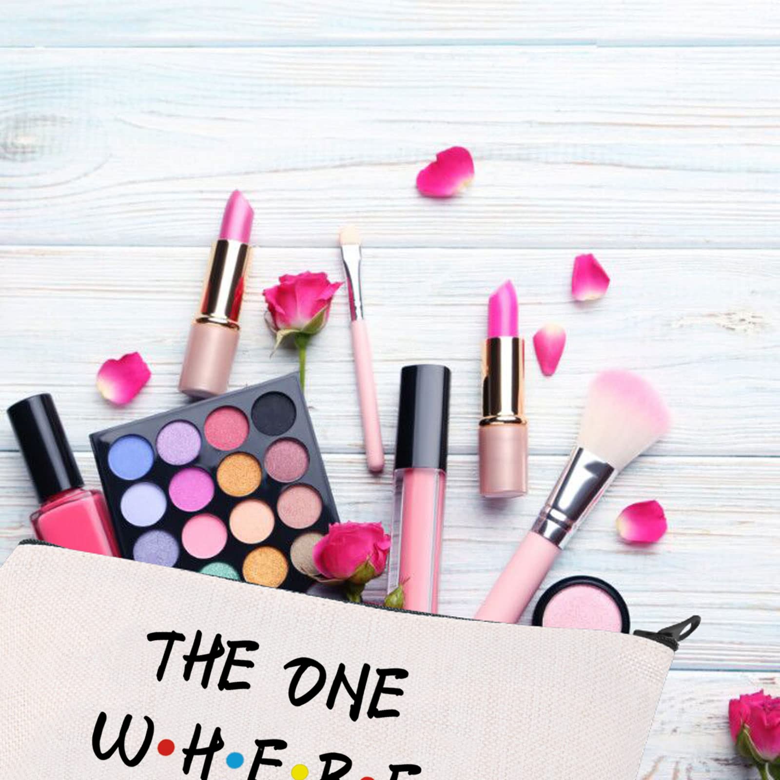 Elegant Bridesmaid Makeup Bag - Thoughtful Wedding Gift for Bride, Sister & Friends - Perfect for Bridal Shower, Bachelorette Party & Proposal - Cosmetic Organizer for Wedding Party Favors (Ideal for Bridesmaids & Maid of Honor) - Great for Travel, Spa Days & Everyday Use
