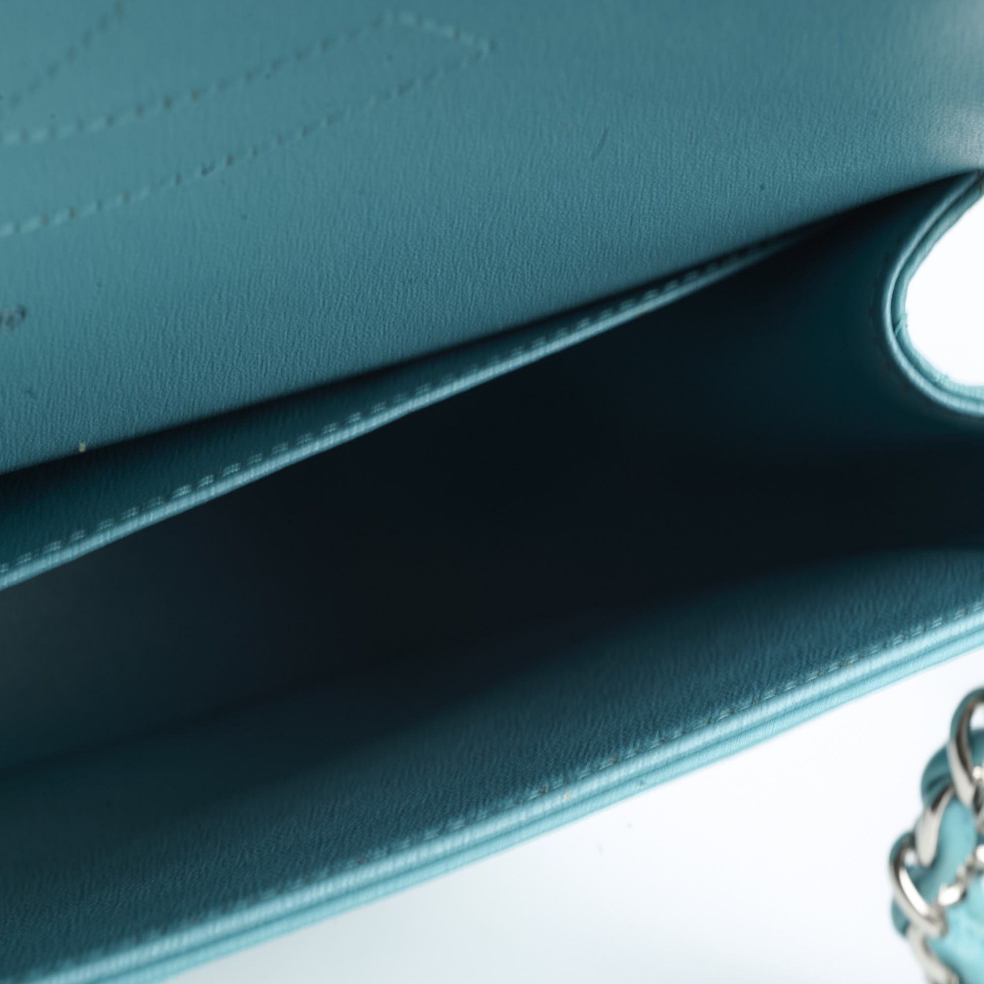 Chanel Jumbo Double Flap Lambskin Blue Leather Shoulder Bag - Luxury Designer Handbag for Women | Perfect for Work, Evening Events & Special Occasions