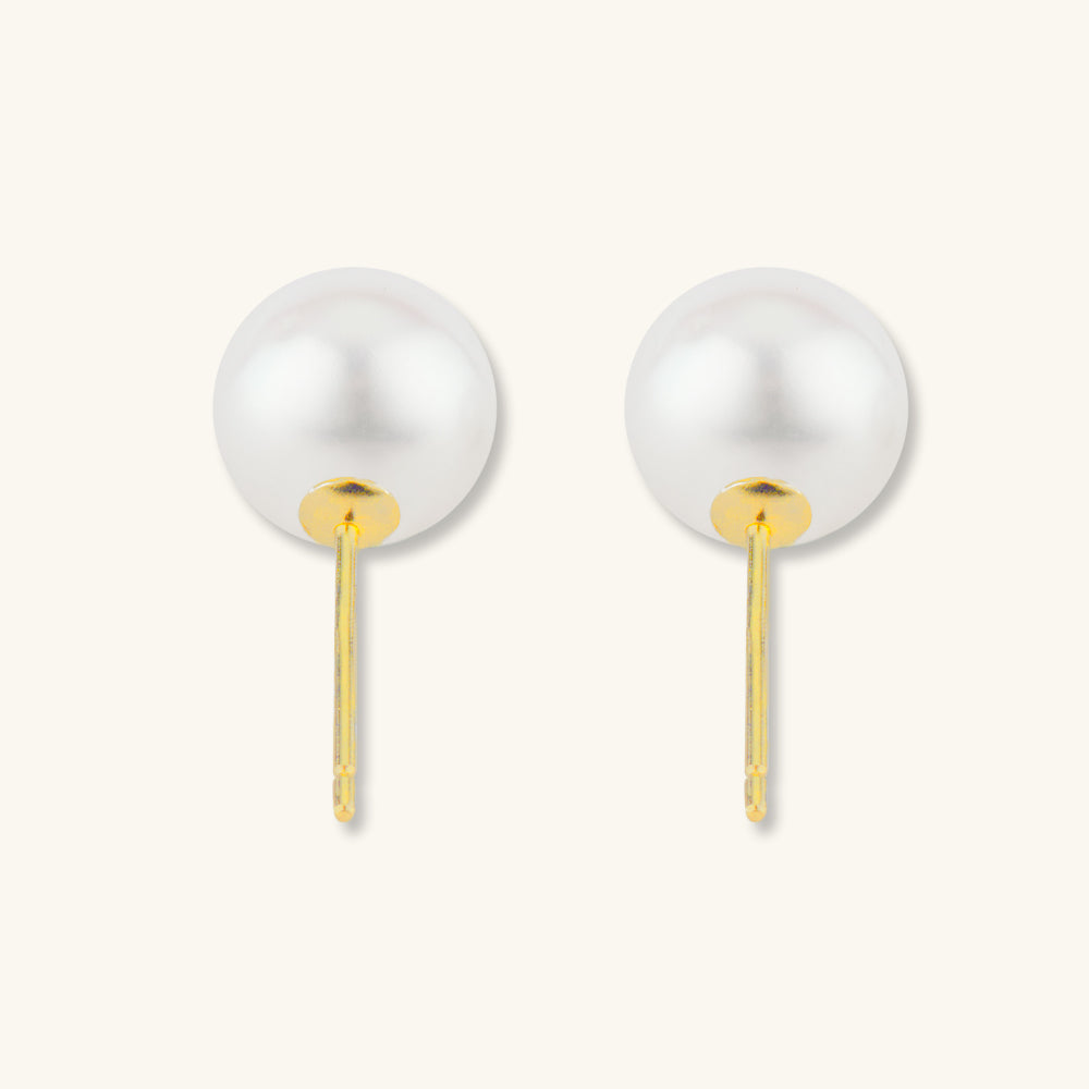 AAA Freshwater Pearl Stud Earrings for Women - Classic Elegant Jewelry Gift for Wedding, Anniversary & Special Occasions