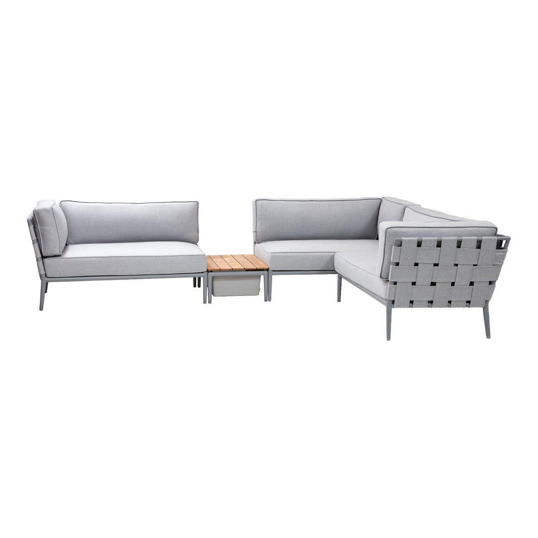 Pre-Configured Conic Sofa Set - Modern Living Room Furniture for Home & Office | Easy Setup 2-Piece Sectional Couch