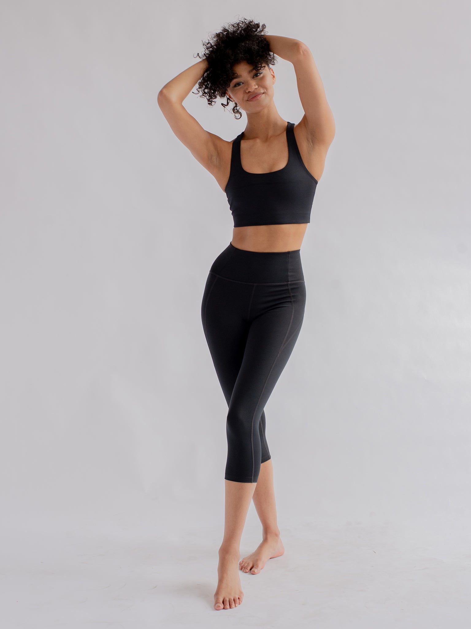 Girlfriend Collective High Waist Compressive Capri Leggings - Workout, Yoga & Running Activewear for Women
