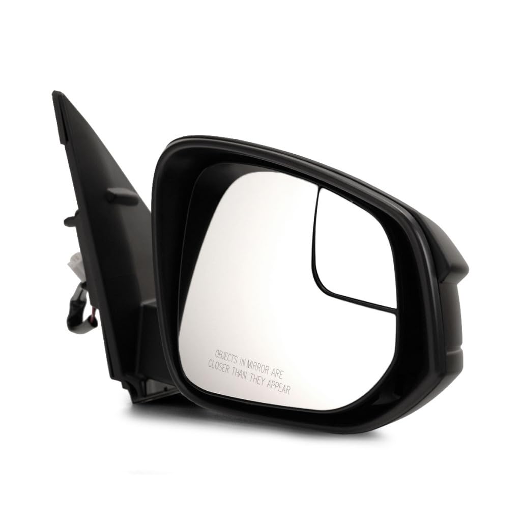 2016-2018 Toyota RAV4 Passenger Side Power Door Mirror Replacement - Textured Black Non-Heated Mirror for LE Models (Fits Part #TO1321345, 87910-0R200) | Perfect for Daily Commuting, Road Trips & Parking Safety