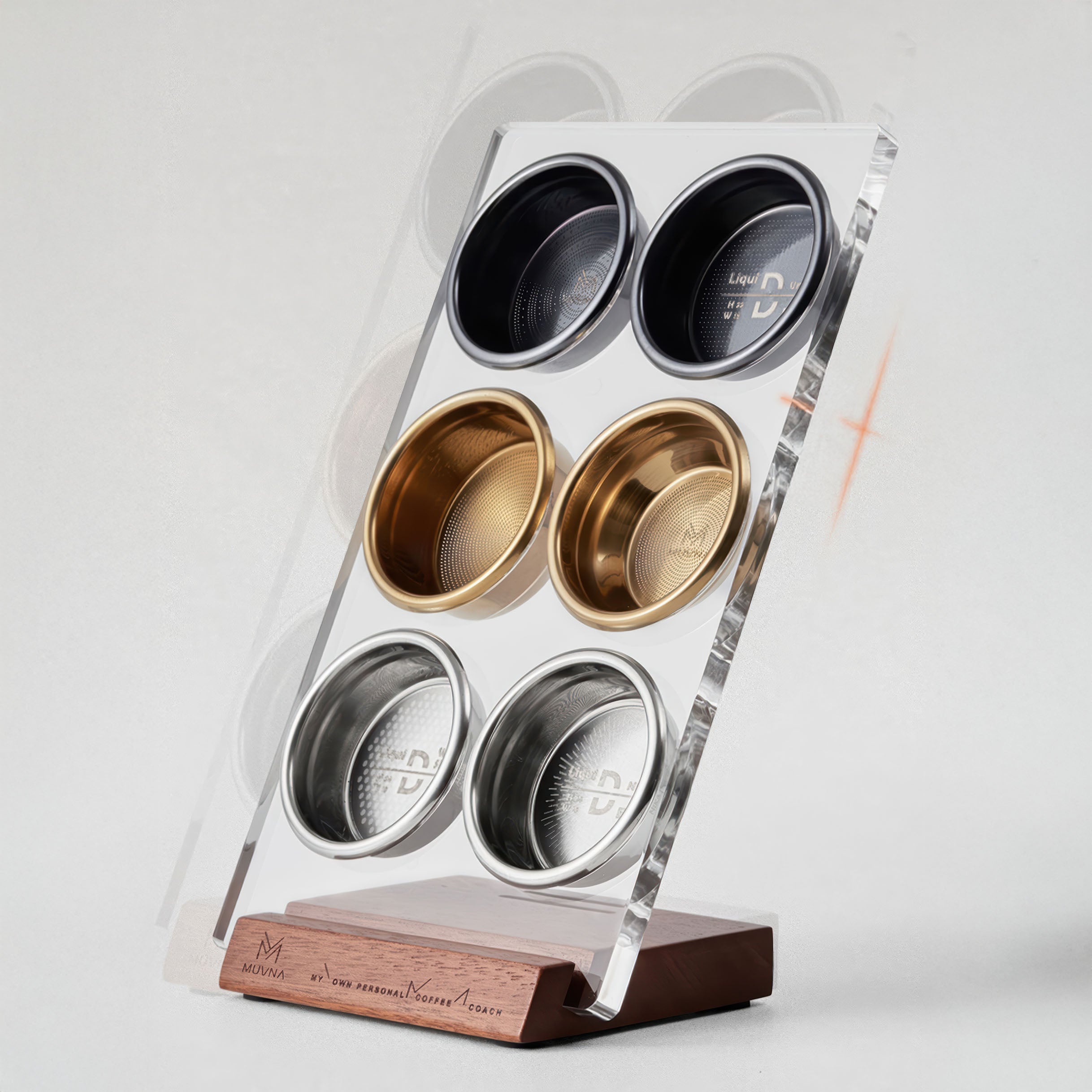 Stainless Steel Coffee Filter Basket Holder - Organizer & Display for Drip Coffee Makers - Perfect for Kitchen Countertop & Coffee Station Organization