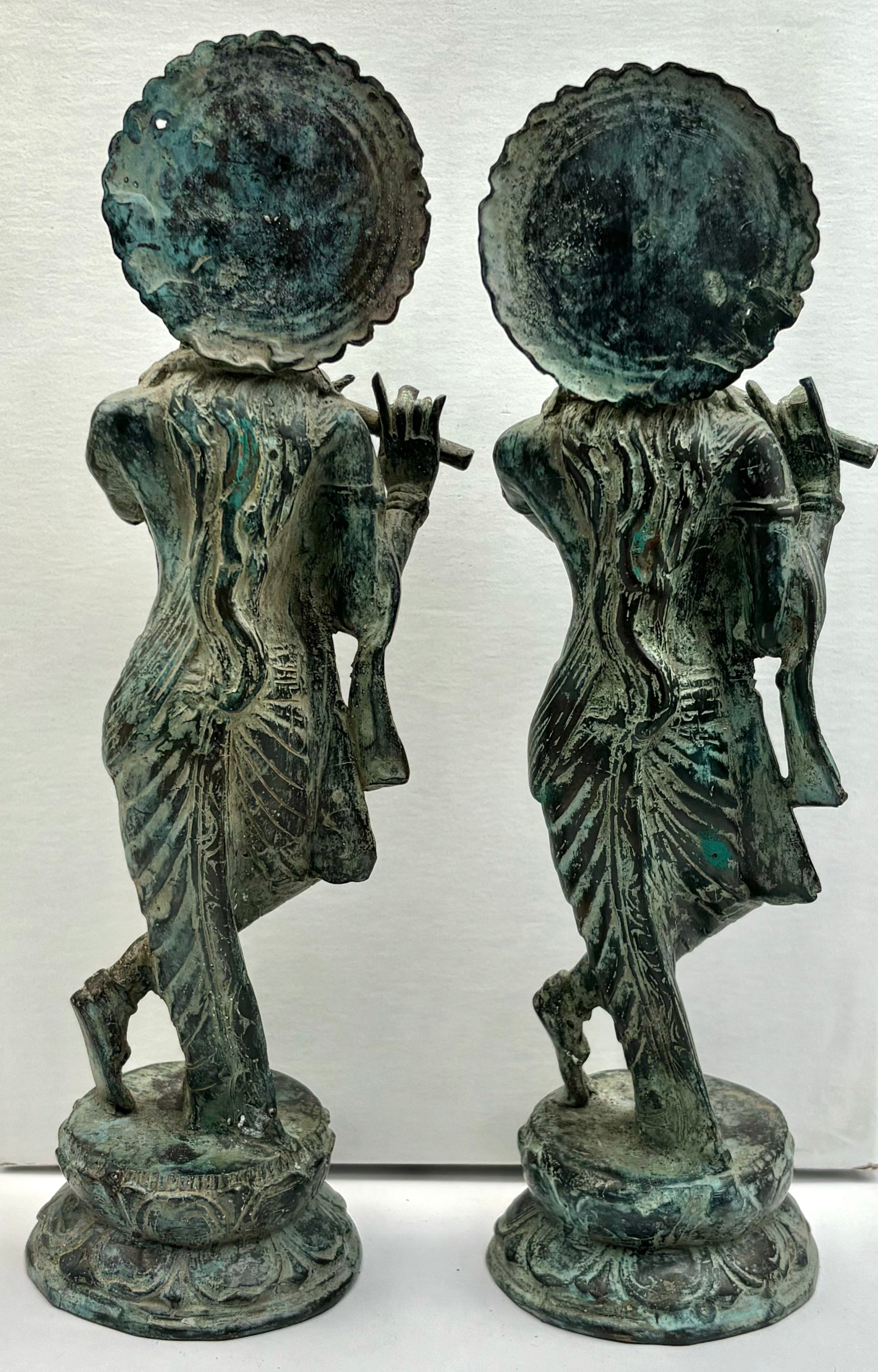 Handcrafted Bronze Indonesian Statue - Traditional Balinese Art for Home Decor & Spiritual Altar | Perfect for Living Room, Office, or Meditation Space