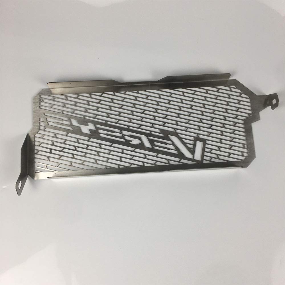 KLE650 Versys 650 Motorcycle Radiator Guard - Silver Protective Cover Grill for 2015-2021 Models | Durable Off-Road & Street Bike Protection