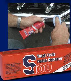 S100® Motorcycle Finish Restorer - Premium Polish & Wax for Bike Paint Restoration - Perfect for Motorcycles, ATVs & Dirt Bikes - Restores Shine & Protects from UV Damage