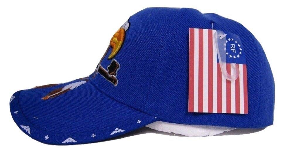 Native Pride American Indian Eagle Pipe Shadow Blue Embroidered Baseball Cap - Tribal Design Hat for Men & Women - Perfect for Powwows, Festivals, and Cultural Events