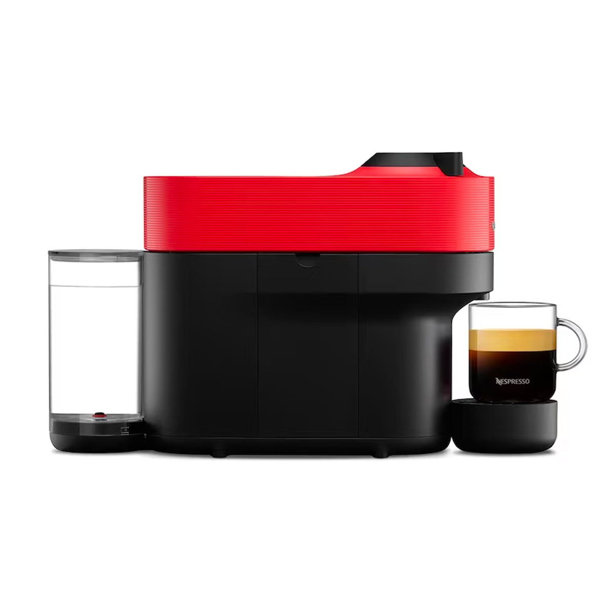**Breville Vertuo Pop+ Nespresso® Coffee Machine, Spicy Red (BNV121RED1BUC1) - Compact & Fast Single-Serve Espresso Maker for Home or Office Use**