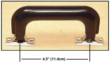 Heavy Duty Plastic Case Handle - Durable & Sturdy Grip for Toolboxes, Storage Bins, and Industrial Equipment - Perfect for Workshops, Garages, and Construction Sites