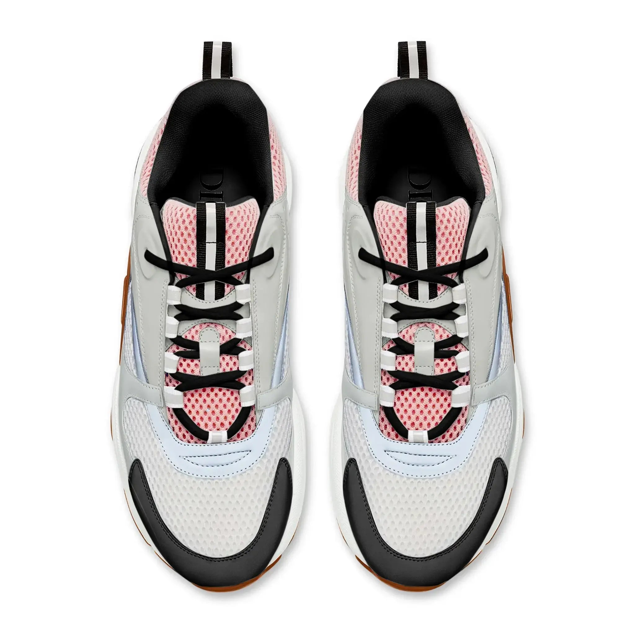 Dior B22 Sneakers for Women - Pale Pink & Grey Fashion Running Shoes | Stylish Comfort for Casual Wear, Gym & Daily Outfits