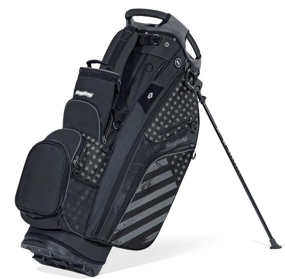 Bag Boy Chiller Hybrid Stand Golf Bag - Lightweight & Durable Golf Stand Bag with Cooler Pocket - Perfect for Golfers on the Course or Driving Range