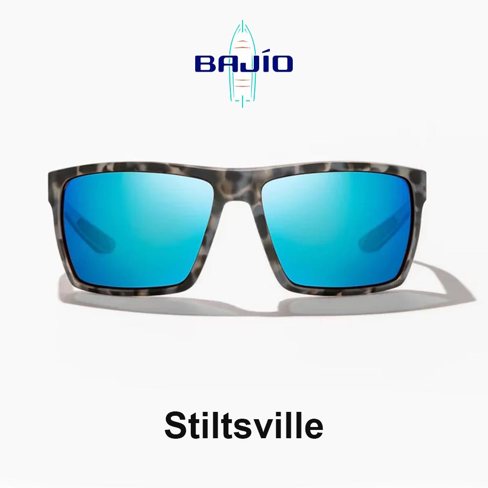 BLACK MATTE/BLUE GLASS