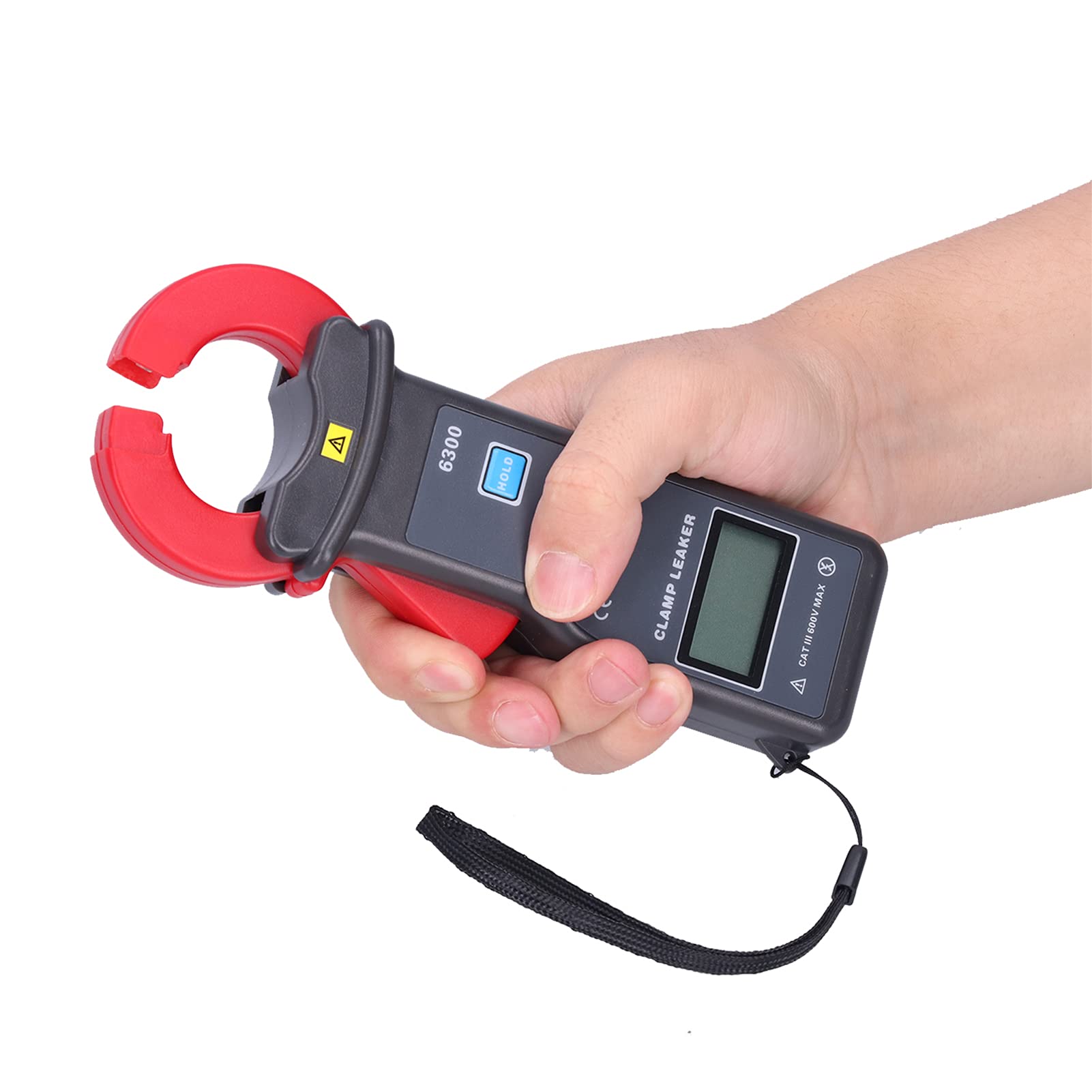 AC Leakage Clamp Meter 0mA-60A - Digital Clamp Ammeter for Measuring AC Leakage Current - Ideal for Electrical Maintenance, HVAC Systems & Industrial Safety Testing