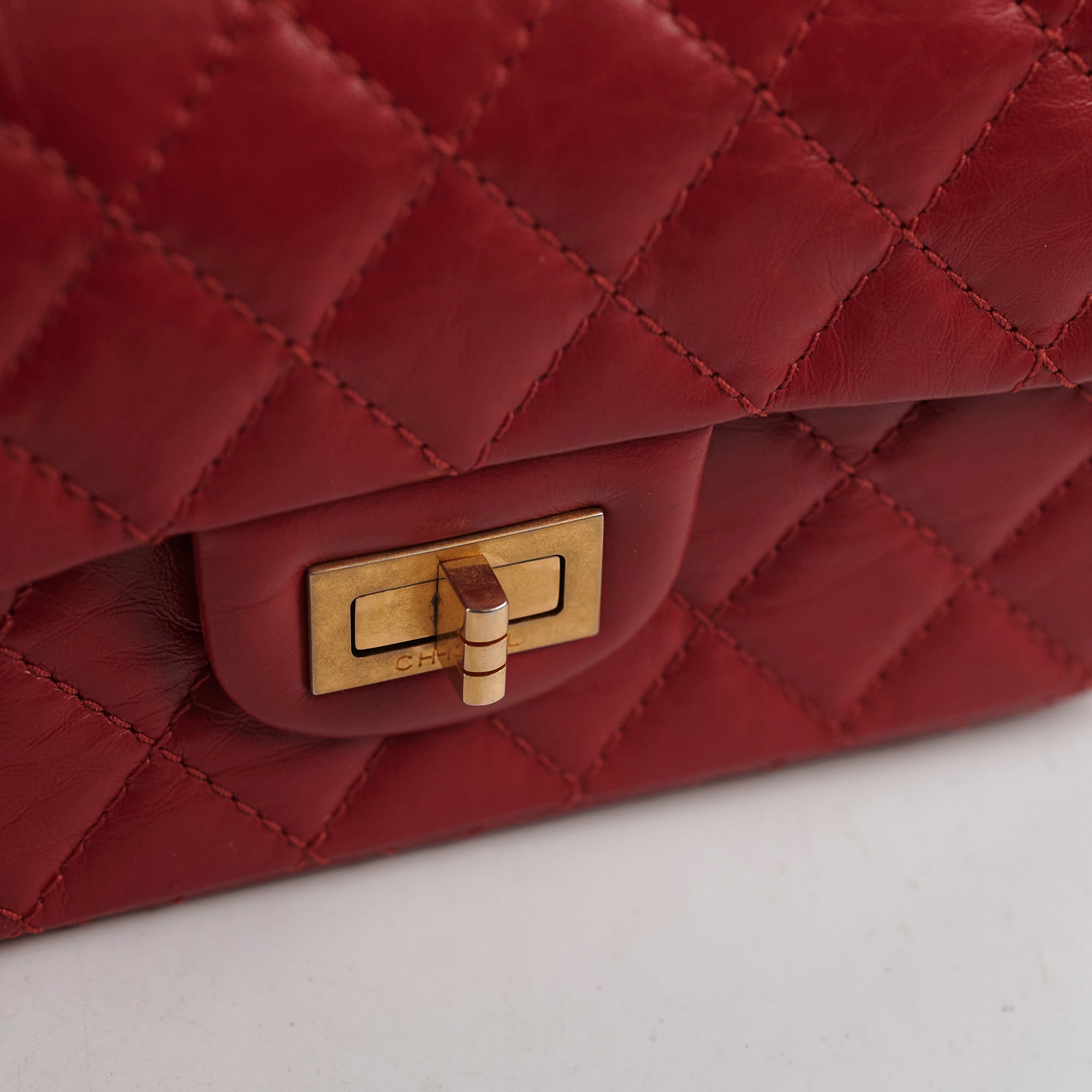 Chanel Mini Reissue 2.55 Flap Bag Red Leather Crossbody Purse - Perfect for Date Night, Parties & Special Occasions
