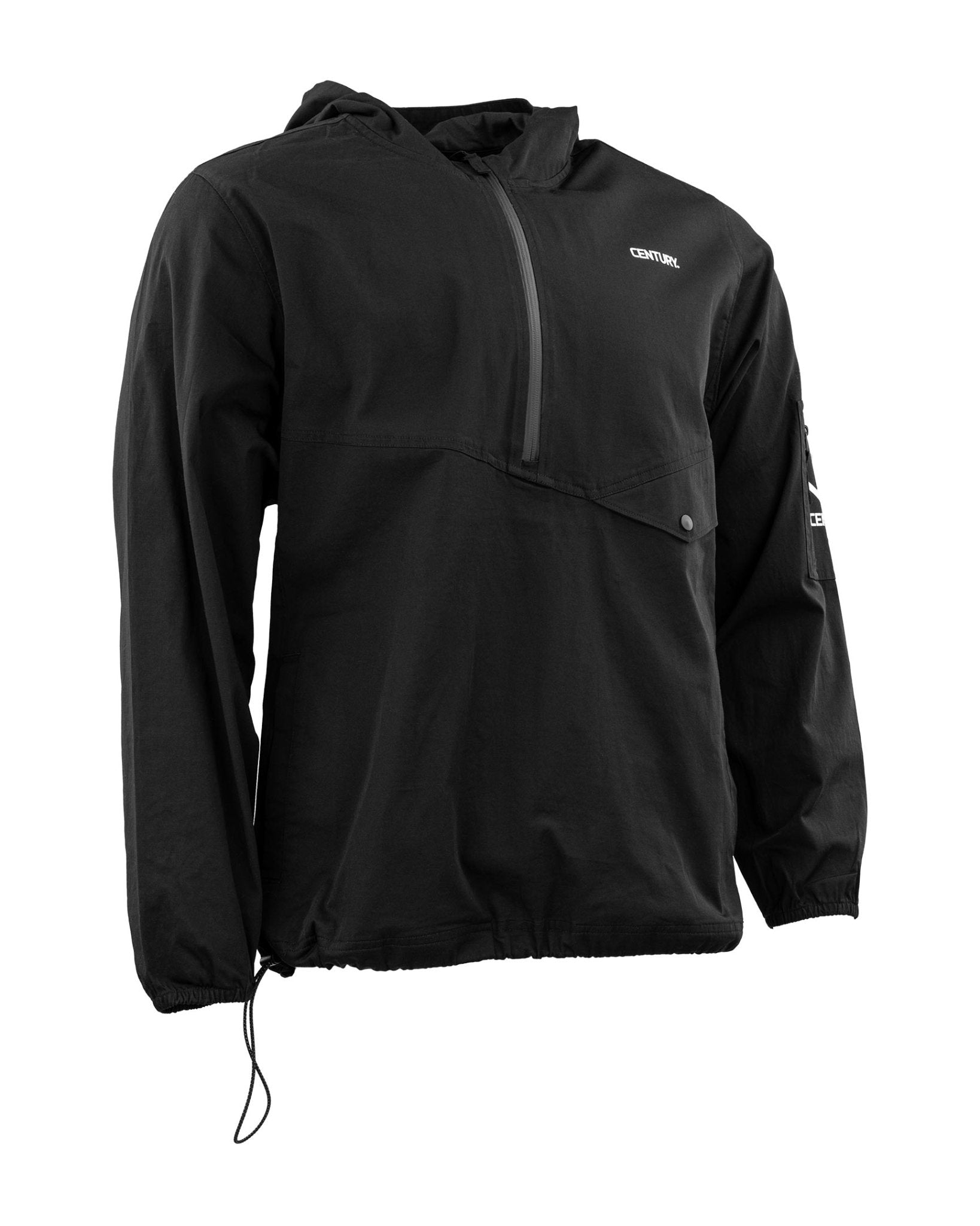Century Men's Half Zip Hooded Pullover Sweatshirt - Lightweight Fleece Jacket for Running, Hiking & Casual Wear | Comfortable & Stylish Outdoor Activewear