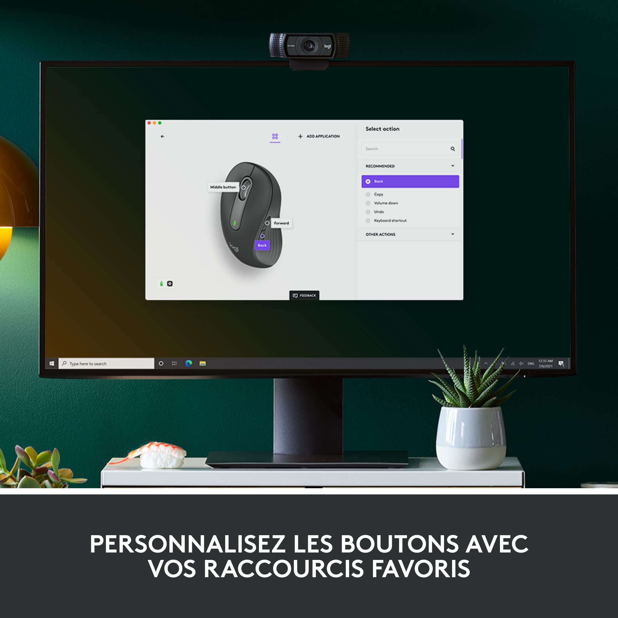 Logitech M650 L Wireless Mouse for Left-Handed - Silent Clicks, Bluetooth, PC/Mac/Chromebook - Graphite for Office & Home Use