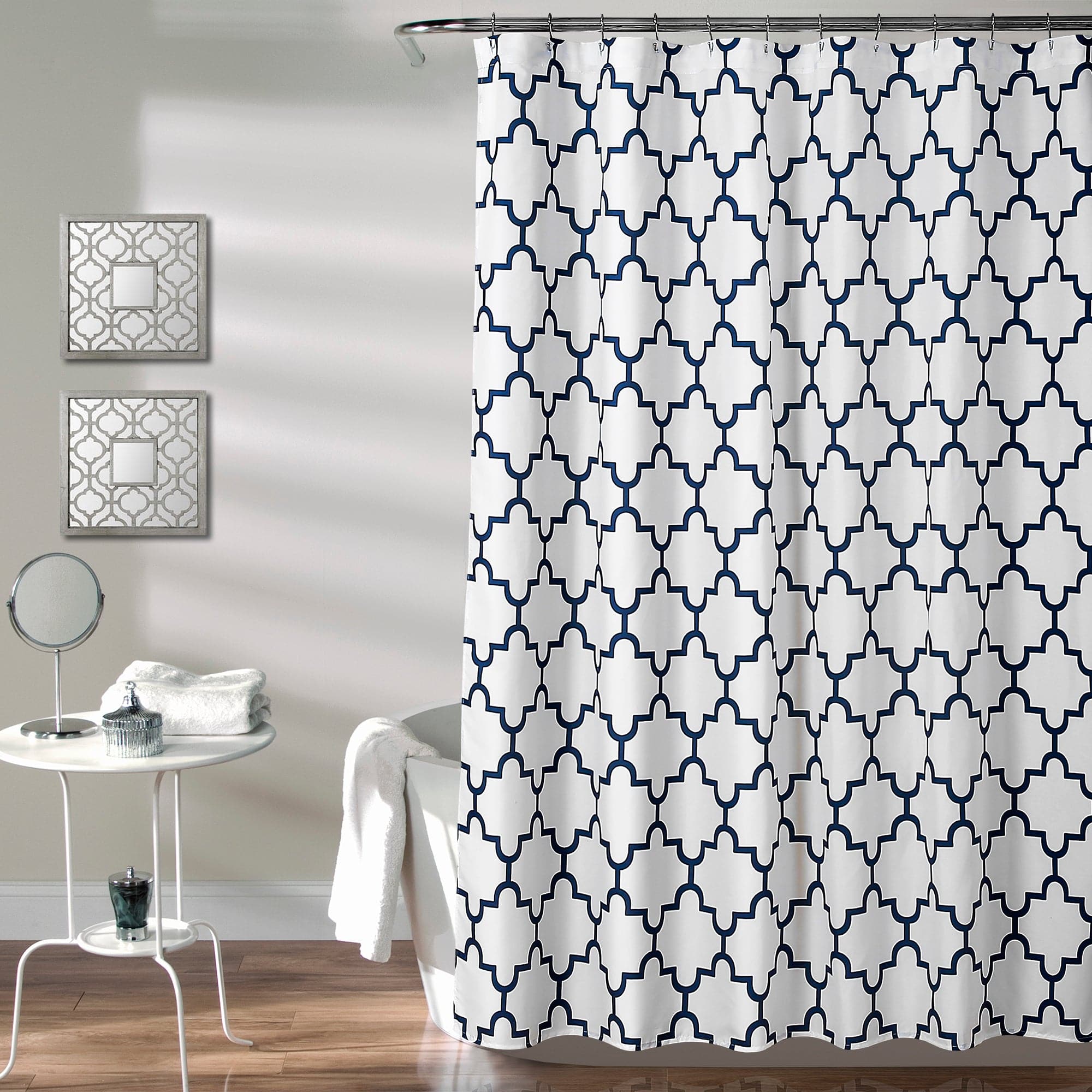 Bellagio Luxury Shower Curtain - Waterproof Fabric Bathroom Decor for Modern Homes - Perfect for Spa-Like Showers & Elegant Bathroom Upgrades