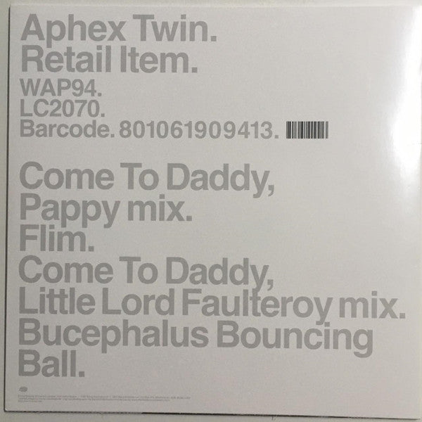 Aphex Twin Come To Daddy 12