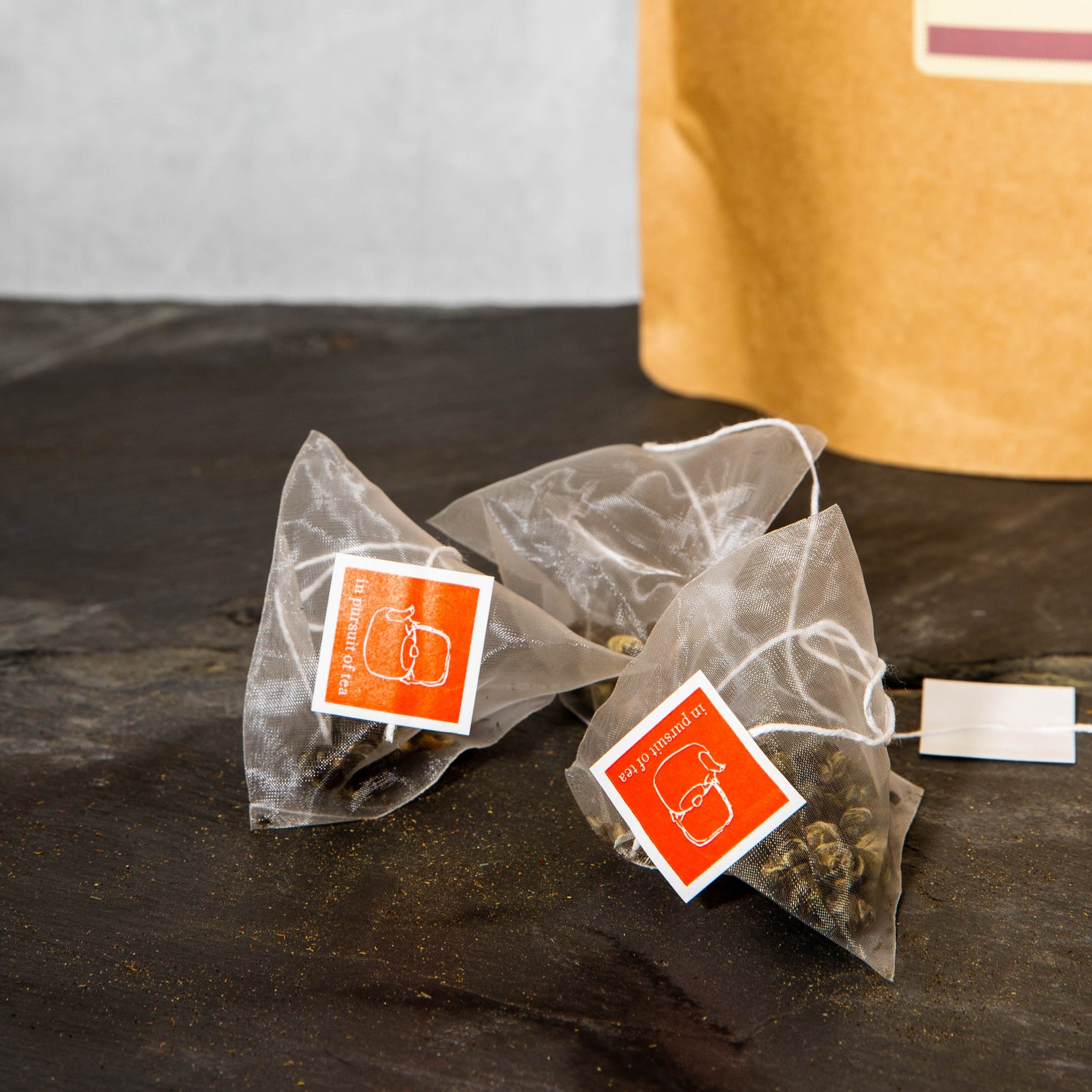 Premium Jasmine Pearls Green Tea Bags - 100% Natural Loose Leaf Tea for Relaxation & Wellness - Perfect for Afternoon Tea, Meditation & Stress Relief