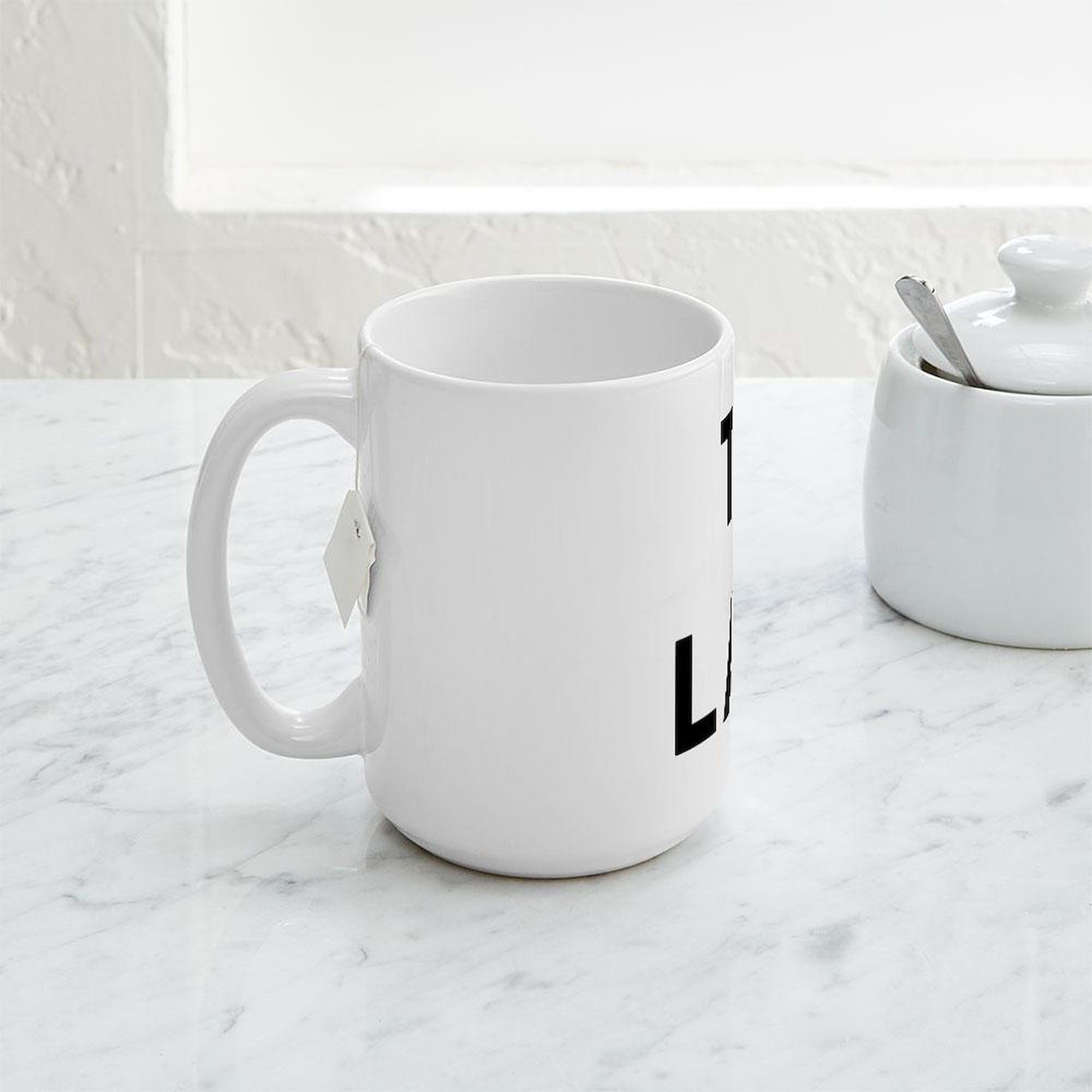 Team Laurel 15 oz (444 ml) Ceramic Coffee Mug - Insulated Travel Mug for Office, Home & Camping - Funny Gift for Sports Fans & Coffee Lovers
