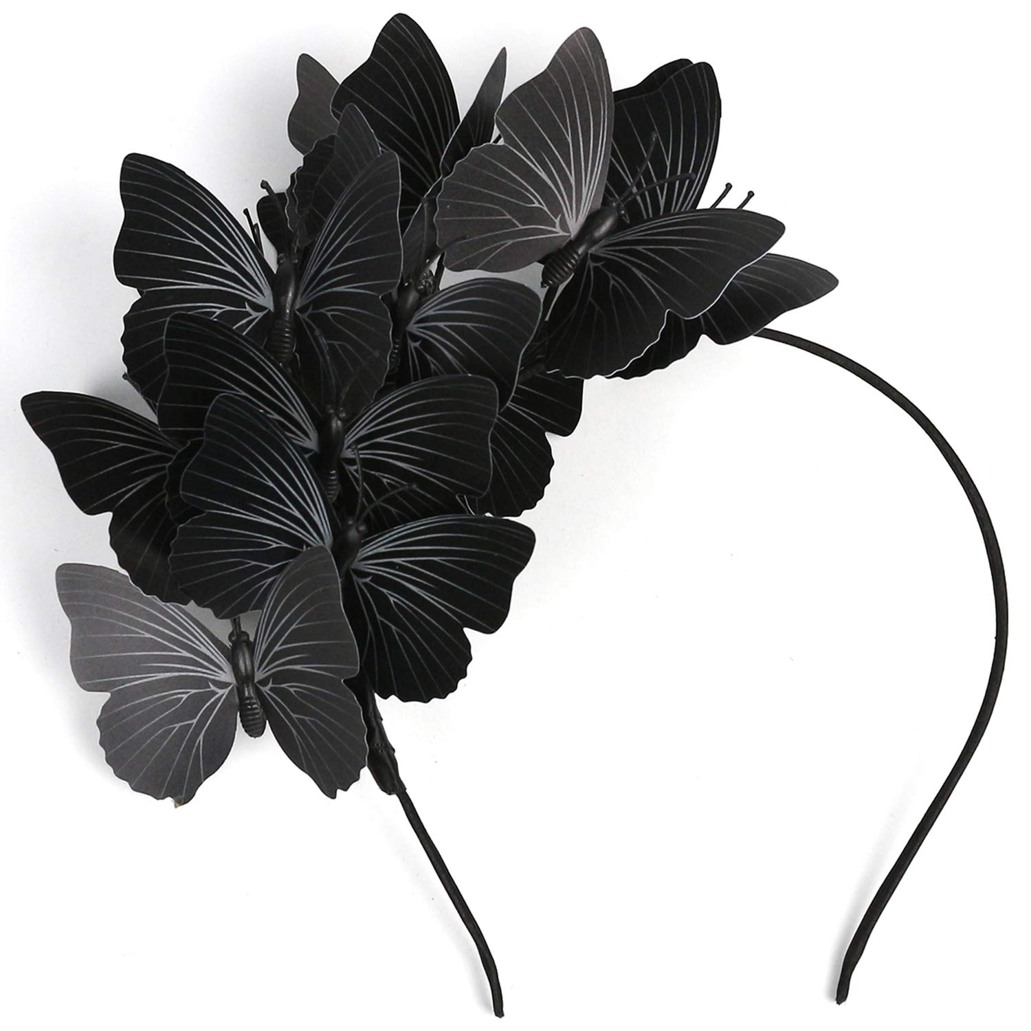 Coucoland Monarch Butterfly Fascinator Headband - Elegant Tea Party & Kentucky Derby Hair Accessory for Women, Halloween Costume Headpiece | Perfect for Weddings, Parties & Special Events