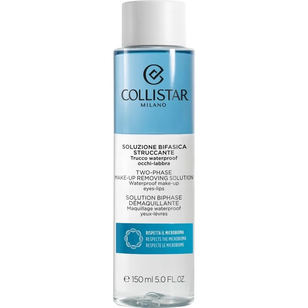 Collistar Two Phase Makeup Remover - Gentle Oil-Free Eye & Face Makeup Remover for Sensitive Skin | Perfect for Daily Use & Travel