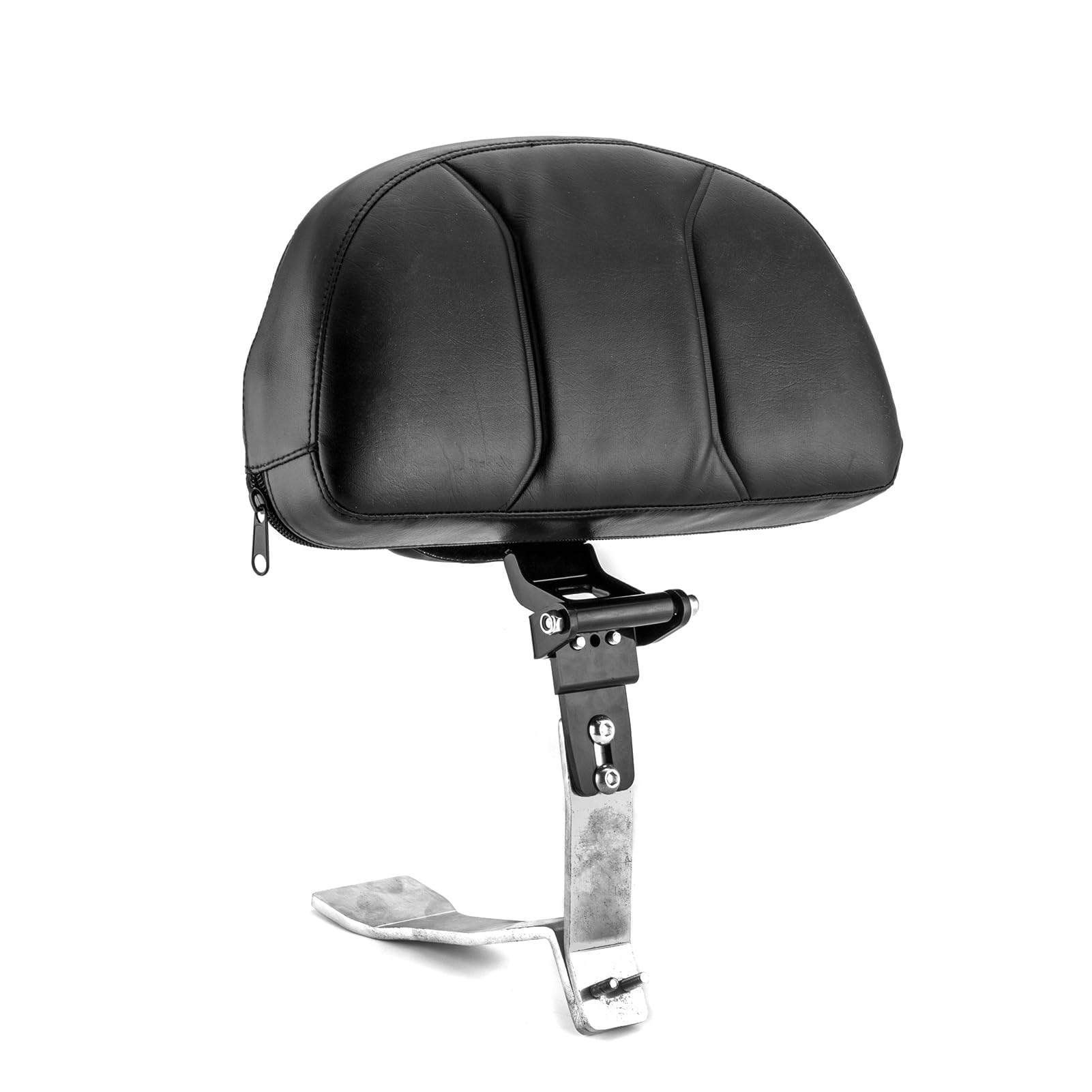 Dasen Adjustable Driver Backrest with Storage Pouch for Can Am Spyder RT RT-S RT Limited Models (2010-2019) - Ergonomic Motorcycle Seat Support for Long Rides & Road Trips