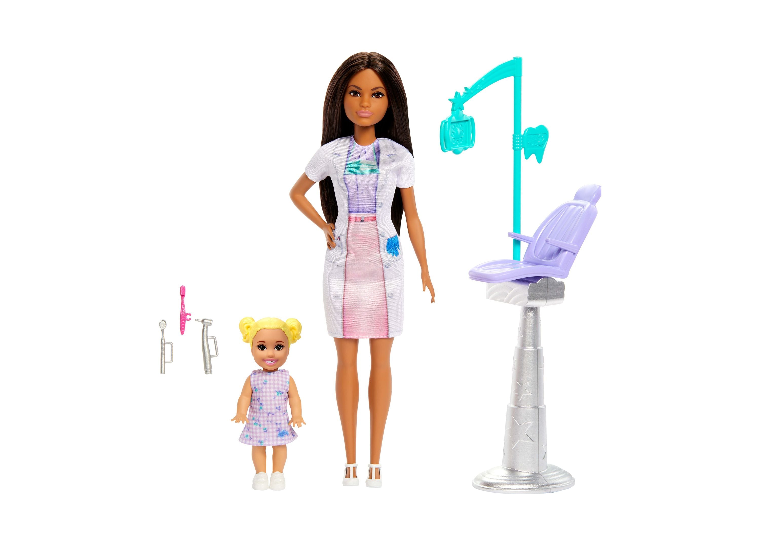 Barbie Dentist Playset with Patient & Dental Tools – Interactive Pretend Play Toy for Kids, Perfect for Role-Playing & Learning Dental Hygiene – Great for Birthday Gifts & Educational Playtime