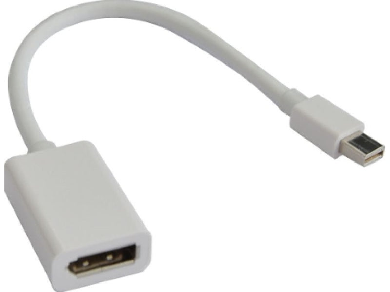 Astrotek Mini DisplayPort to DisplayPort Adapter - 20-Pin Male to Female Nickel Plated RoHS Compliant - Perfect for MacBook Pro, iMac & PC Monitor Connections