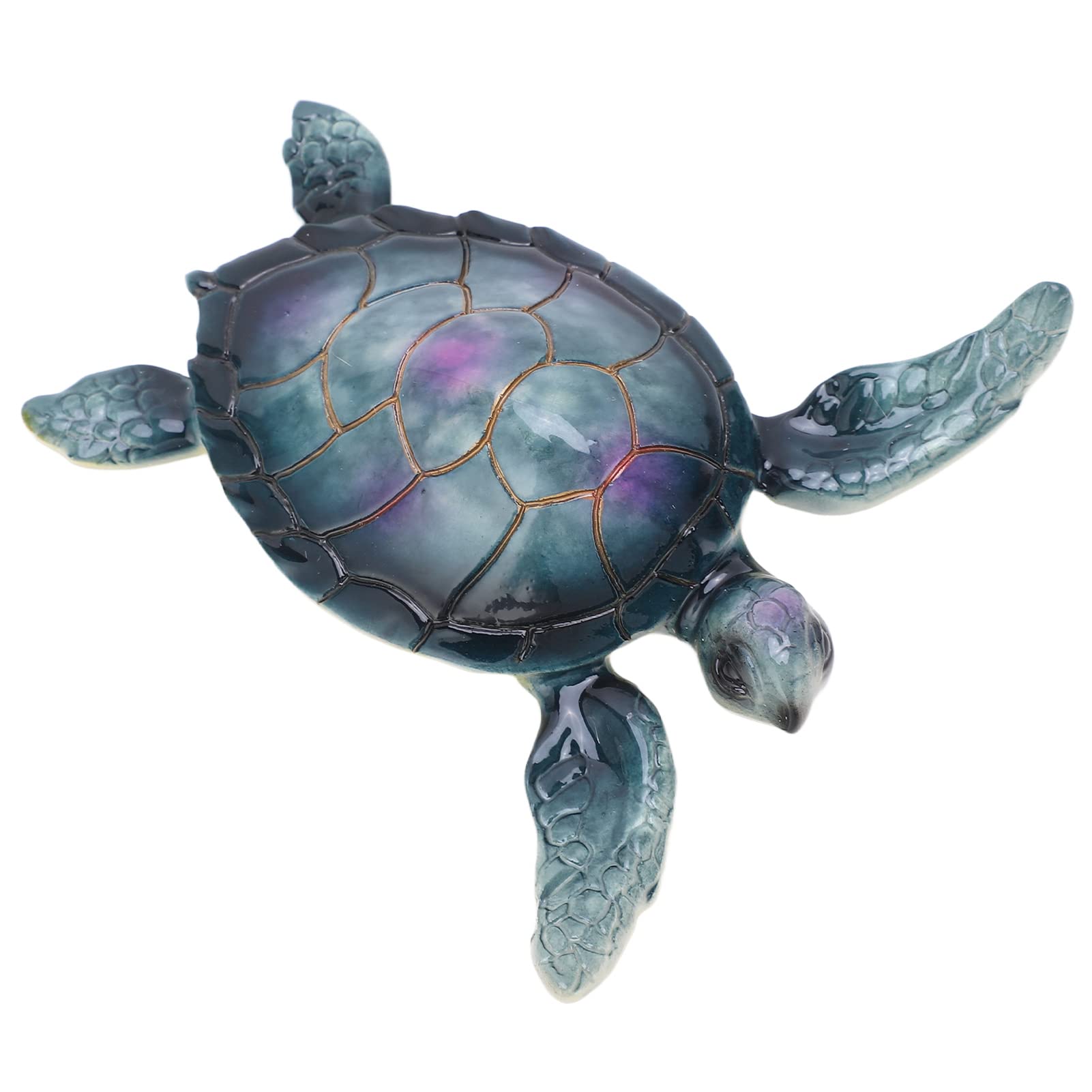 TOTITOM Resin Turtle Statues - Handcrafted Sea Turtle Sculpture for Home & Garden Decor, Durable Outdoor Turtle Ornament for Yard, Patio, and Poolside Decorations | Perfect Gift for Nature Lovers & Beach-Themed Spaces