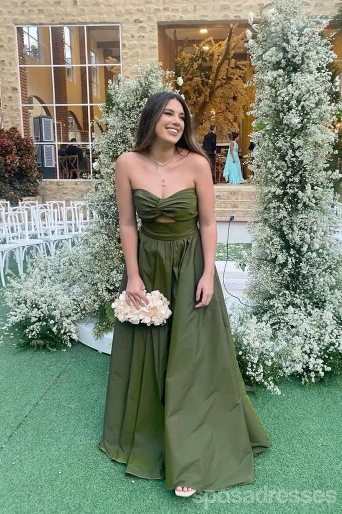Elegant Green A-Line Sweetheart Long Prom Dress for Women | Formal Evening Gown 13752 | Perfect for Homecoming, Wedding Guest & Black Tie Events