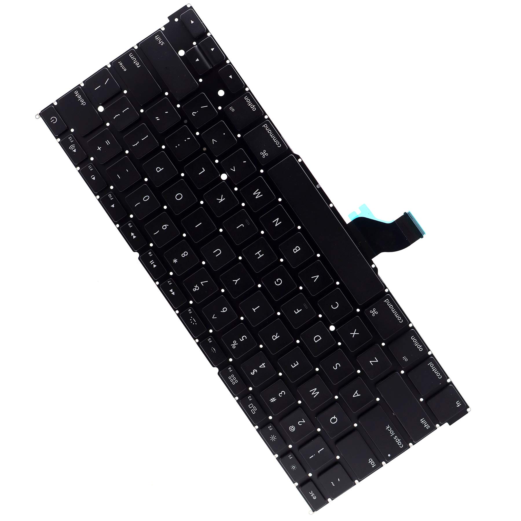 Original: US Laptop Keyboard w/Screws NO Backlit Backlight Replacement for MacBook Pro 13