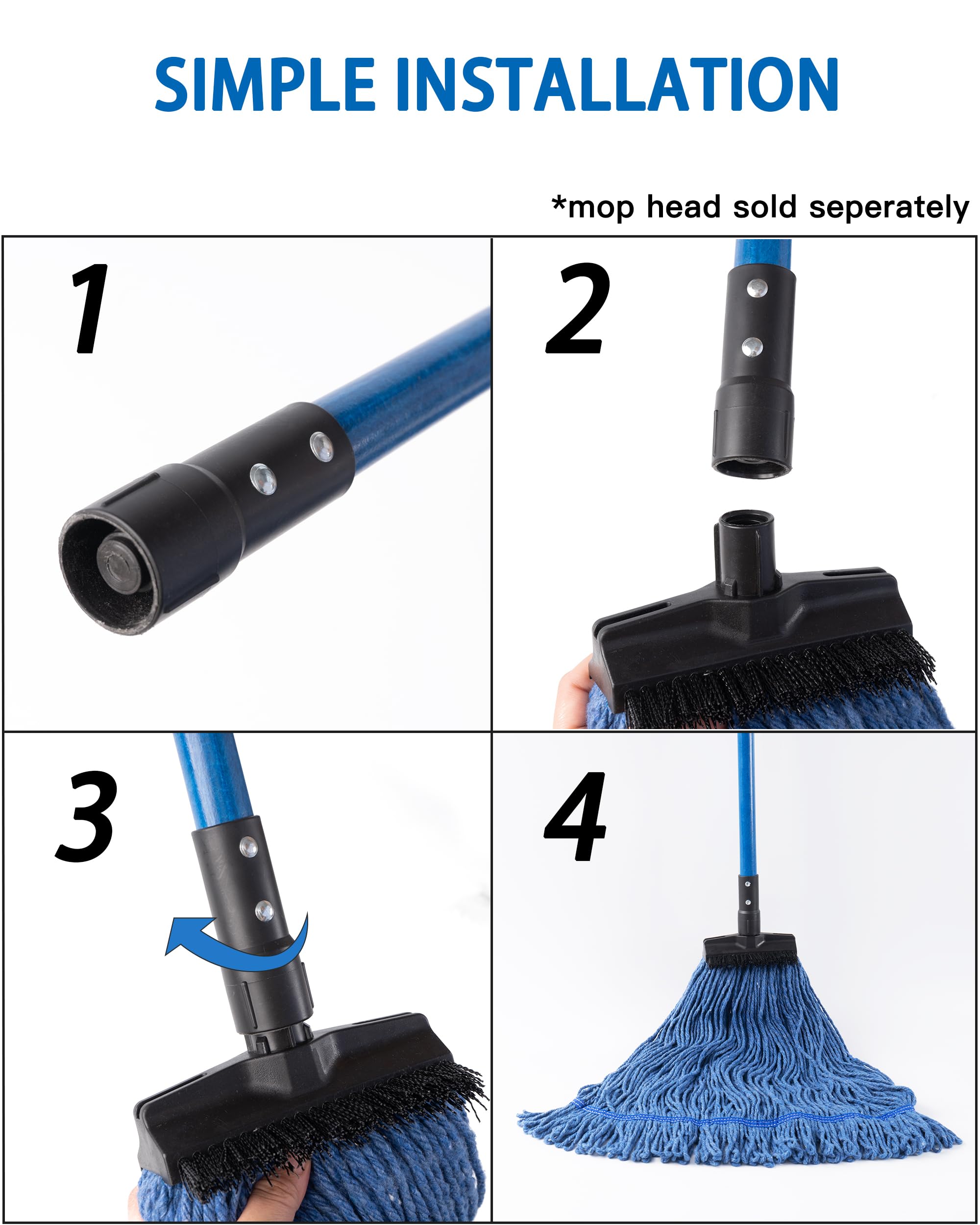 Heavy Duty Mop Handle Replacement 60