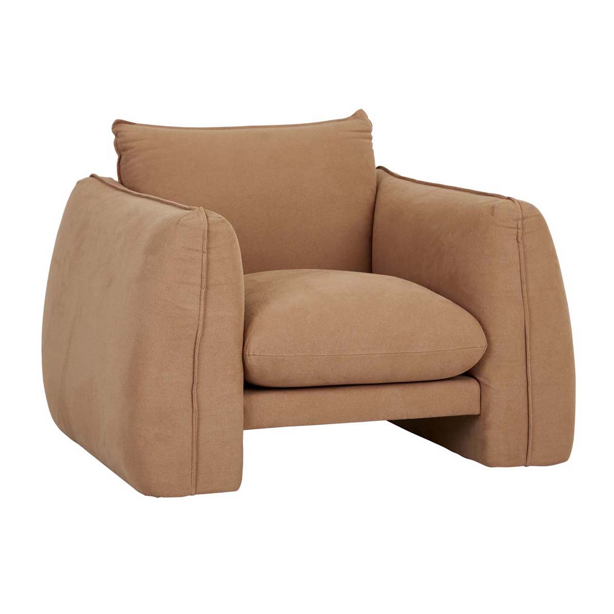 Hugo Monte Sofa Chair - Modern Comfortable Lounge Chair for Living Room, Bedroom, or Office - Perfect for Relaxing, Reading, and Entertaining