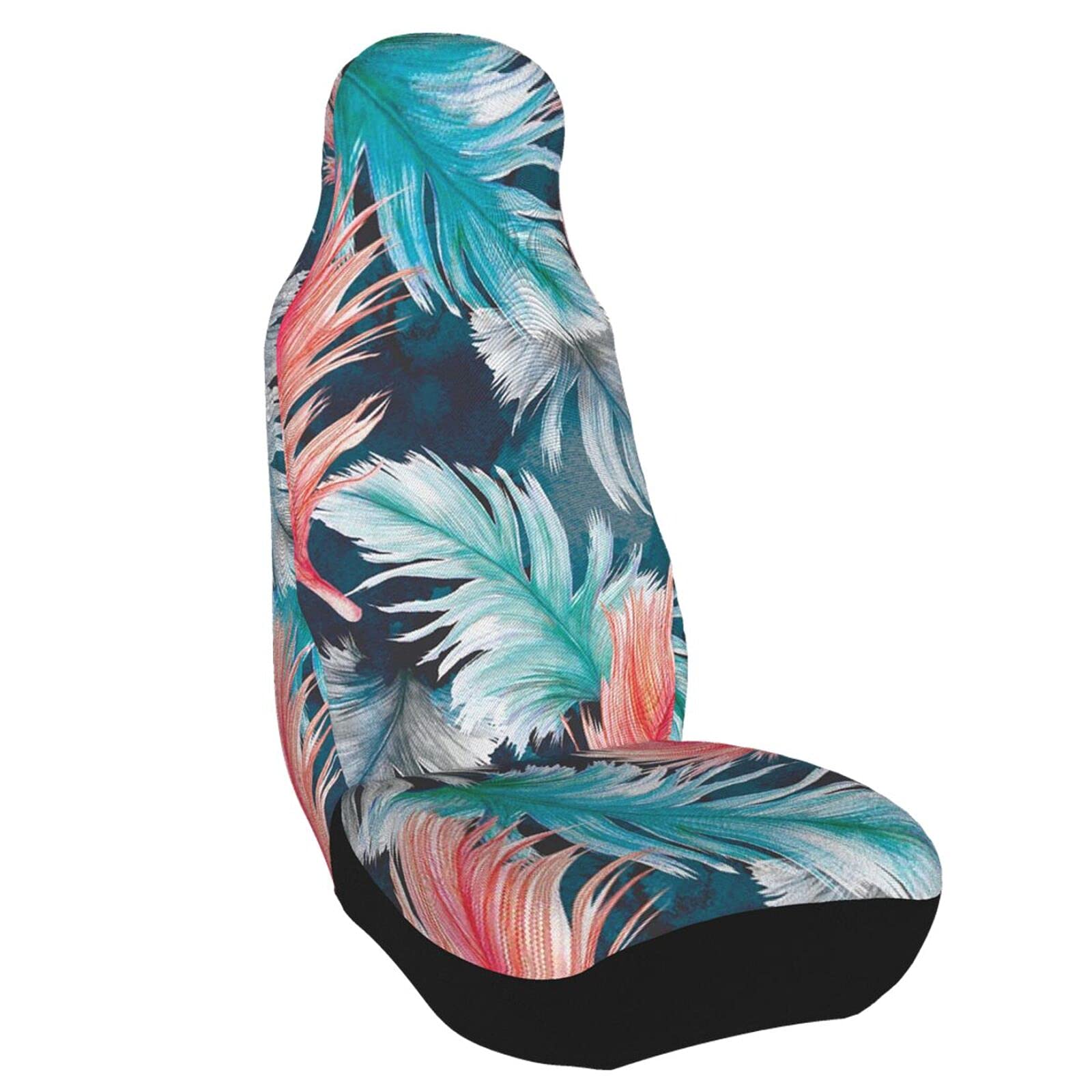Custom 1-Piece Car Seat Cover - Personalized Text & Image - Non-Slip Elastic Soft Front Seat Protector - Universal Fit for Cars, Trucks & SUVs | Perfect for Daily Commute, Road Trips & Interior Decoration