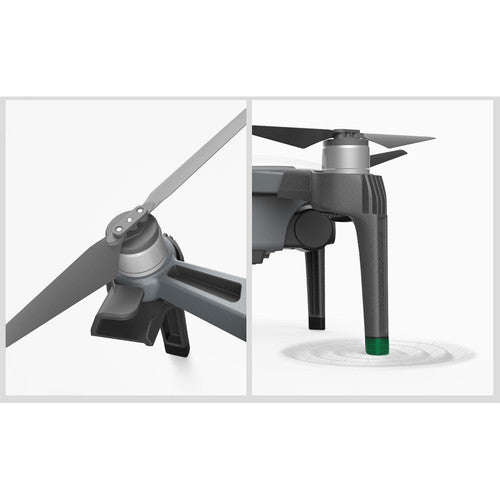 PGYTECH Landing Gear Risers for DJI Spark Drone - Extendable Height Adjustable Accessories for Aerial Photography & Smooth Landing (Perfect for Outdoor Travel, Vlogging & Professional Shots)