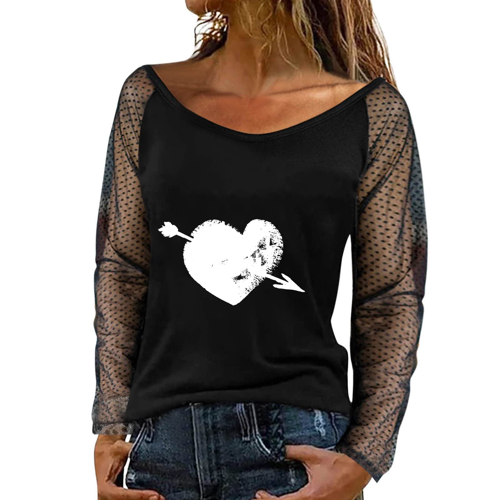 Women's Fashion Blouses & Tops 2023 - Workout Tops, Summer Tunic Tops, Off Shoulder T-Shirts & Tank Tops for Casual Wear, Office & Outdoor Activities